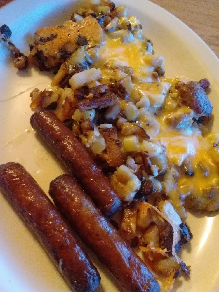 Home Fries Cheese and Sausage Links