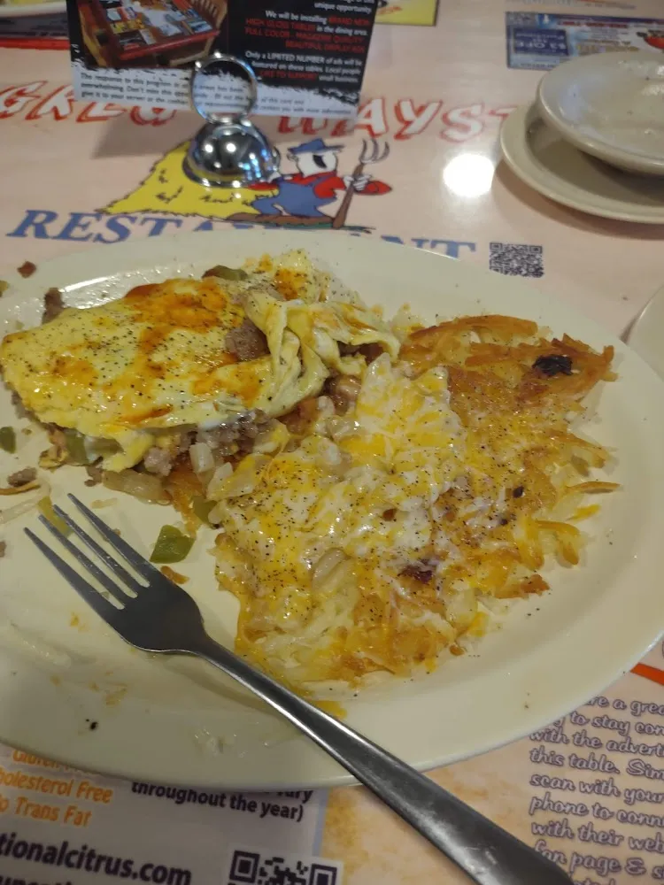 Supreme Omelette with Hash Brown Casserole